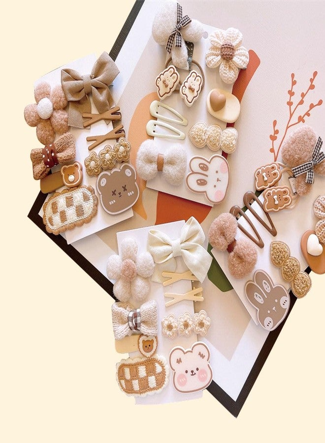 Ewandastore Ewanda store 36 Pcs Cute Baby Girls Hair Clips,Children's Clip Headband Hair Barrettes,Girls Flower Hairpins Clips Hair Accessories for Infants toddlers Baby kids - Image 3